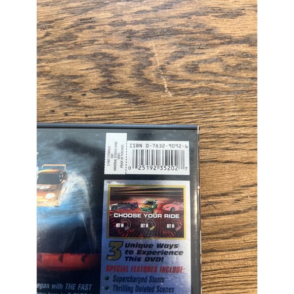2 Fast 2 Furious 2003 DVD Action Thriller Paul Walker Eva Mendes Pre-Owned - Picture 4 of 4
